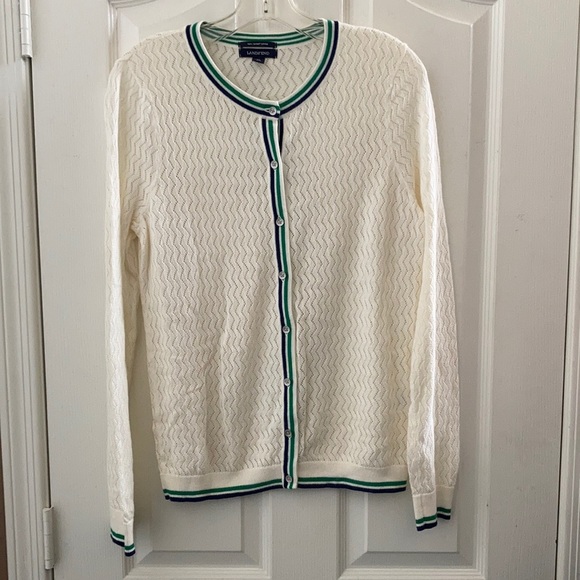 FINAL MARKDOWN Ladies’ Lands’ End Cardigan (M) - Picture 1 of 9